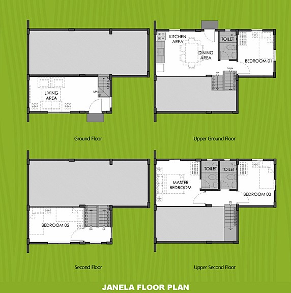 Janela Floor Plan House and Lot in Amadeo